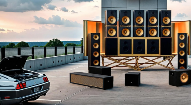 A architectural rendering of a white building created for Ivy Tech in Columbus, Indiana.